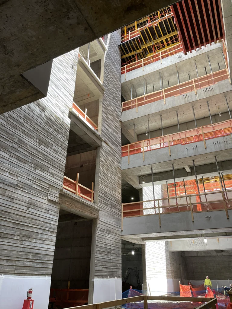 Board Form Application on 6 stories