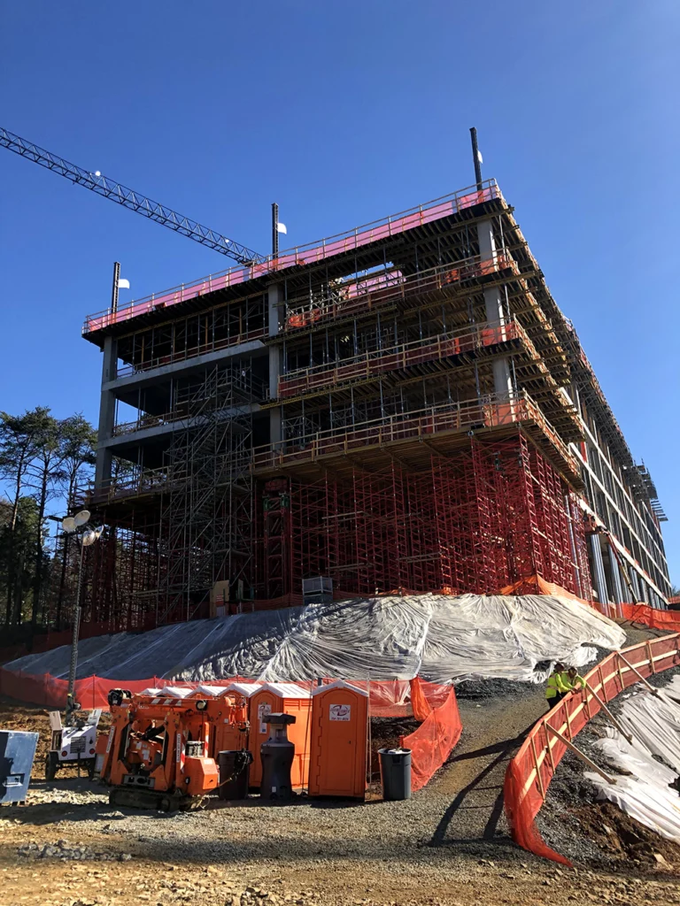 Cantilever Shoring Shot