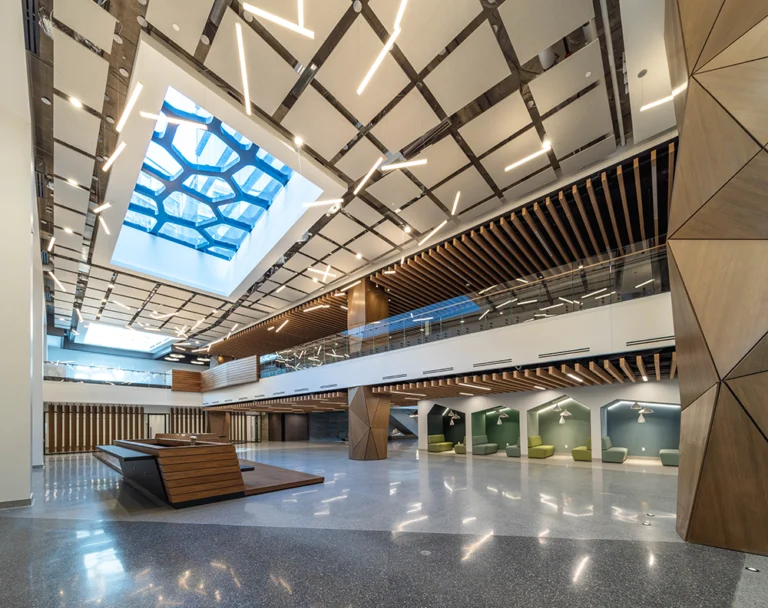 Corp Campus Cafe seating area