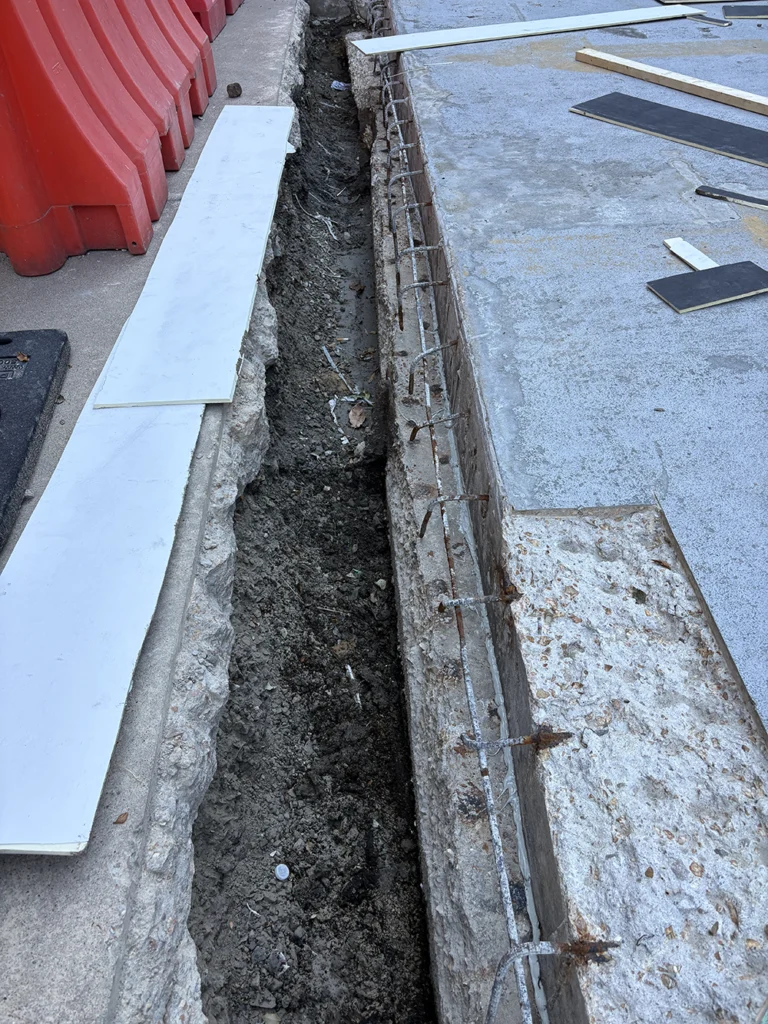 Parking Deck Foundation wall repair