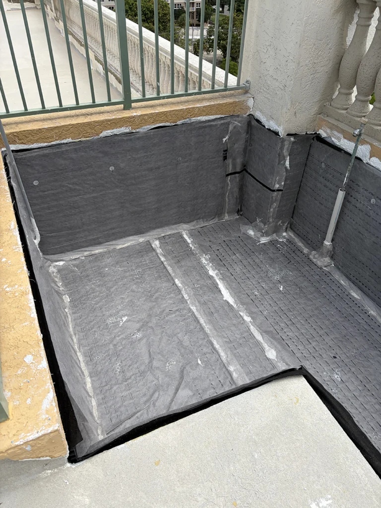 Pool Deck Planter Box Waterproofing